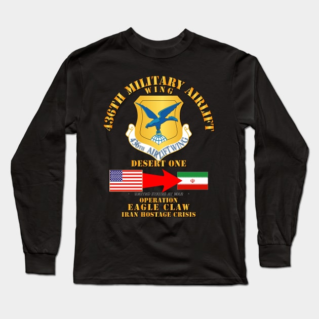 Operation Eagle Claw - Iran - 436th MAW Long Sleeve T-Shirt by twix123844